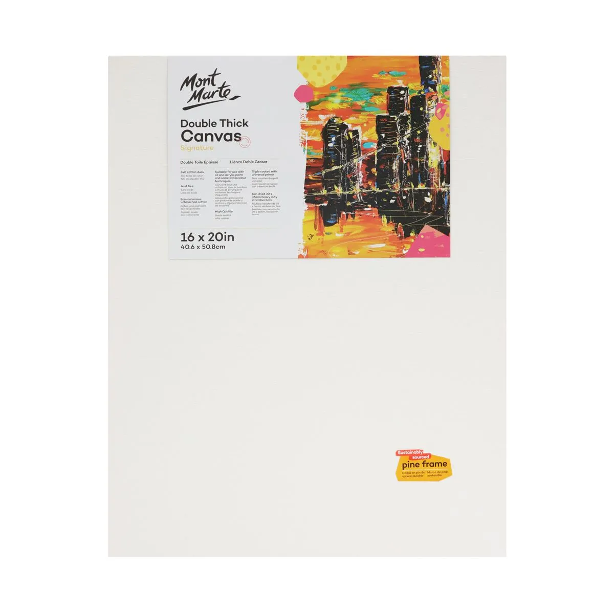 Mont Marte Signature Canvas Double Thick 40.6x50.8cm