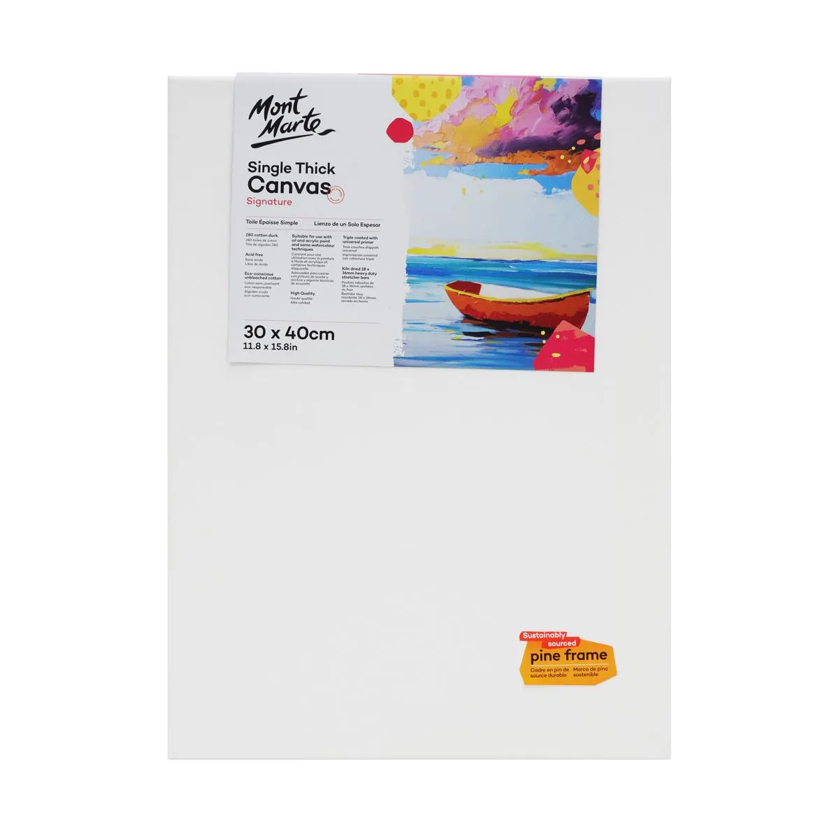 Mont Marte Signature Canvas Single Thick 30x40cm