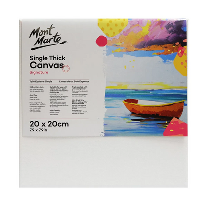 Mont Marte Signature Canvas Single Thick 20x20cm