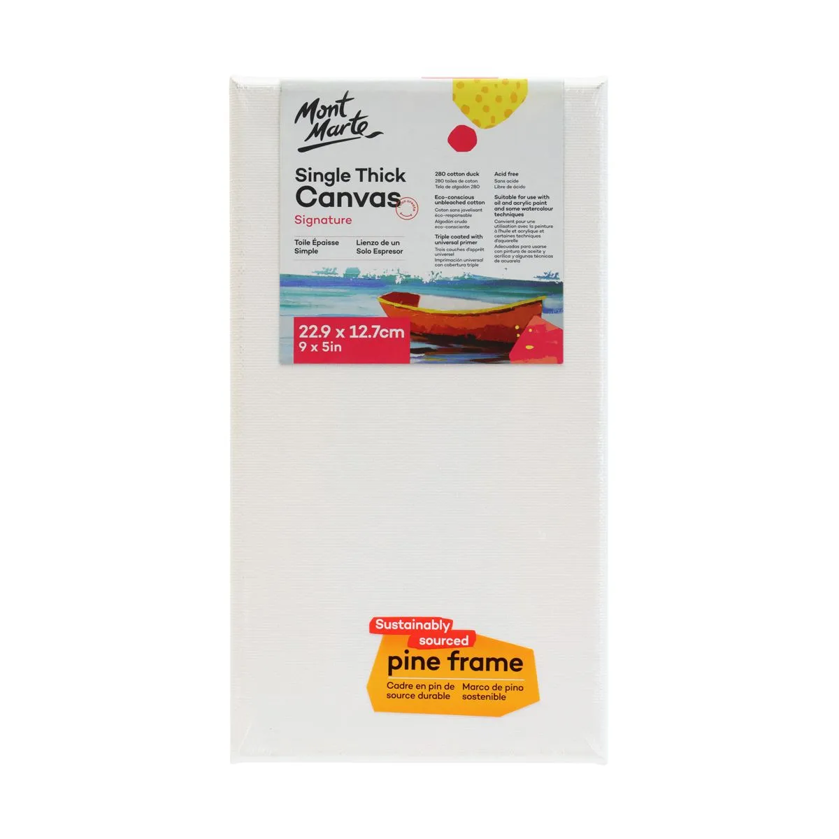 Mont Marte Signature Canvas Single Thick 22.9x12.7cm