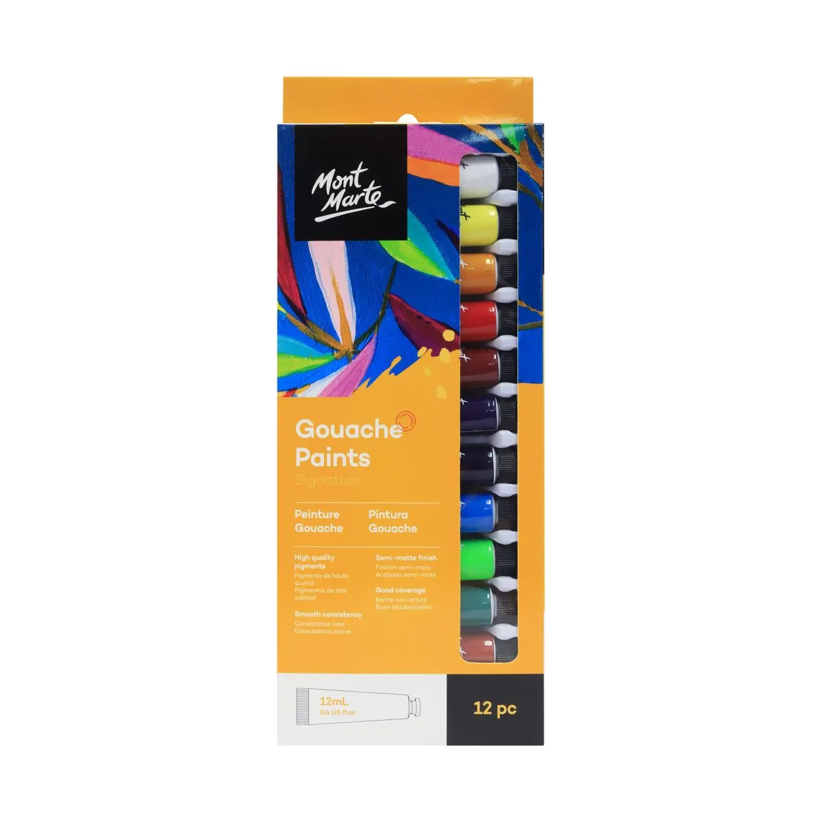 Mont Marte Signature Gouache 12pce x 12ml