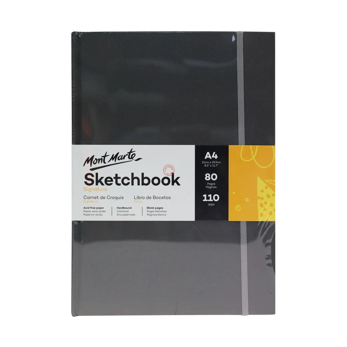 Mont Marte Signature Hardbound Sketch Book 110gsm A4