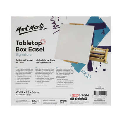 Mont Marte Signature Tabletop Easel with Drawer