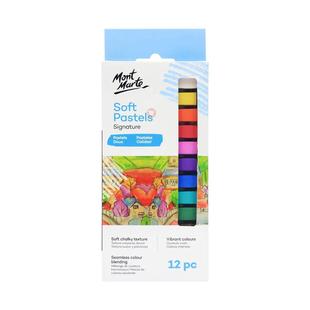 Mont Marte Soft Pastels 12pce