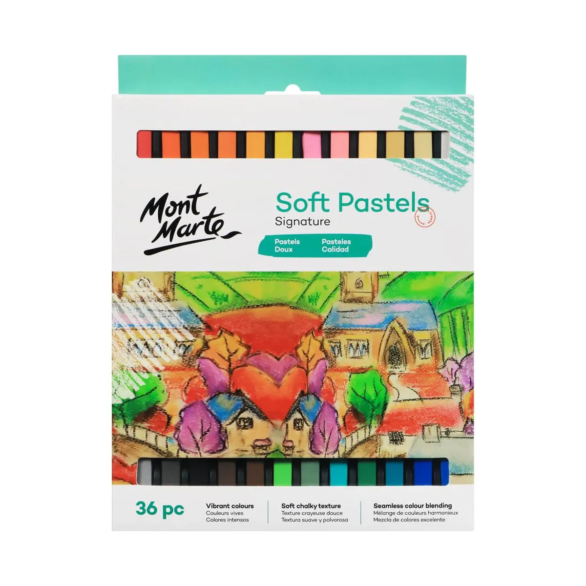 Mont Marte Soft Pastels 36pce