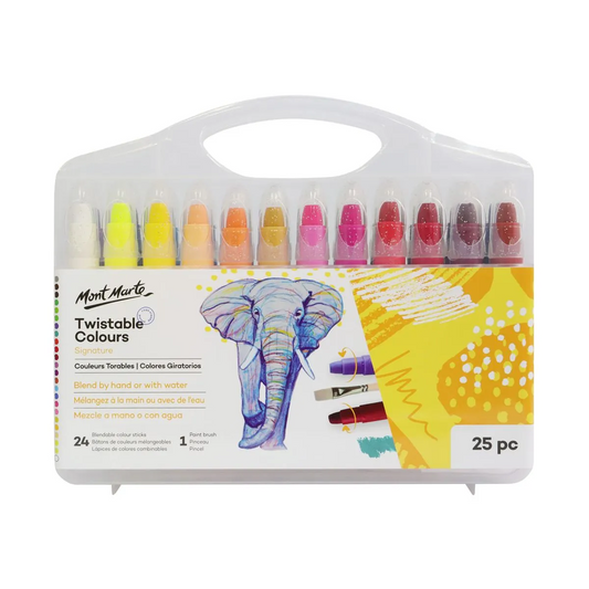 Mont Marte Studio Twistable Colours 25pce