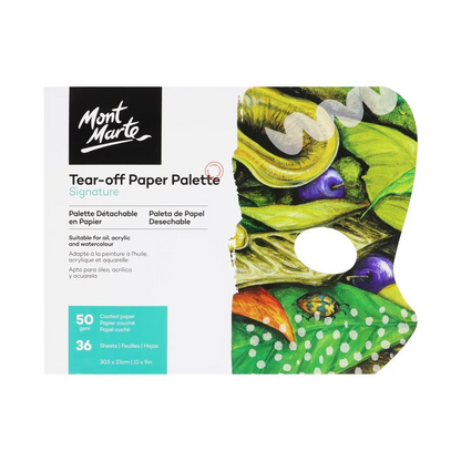 Mont Marte Tear Off Paper Palette Pad 36 sheet