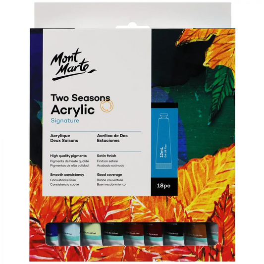 Mont Marte Two Seasons Acrylic 12ml x 18pce