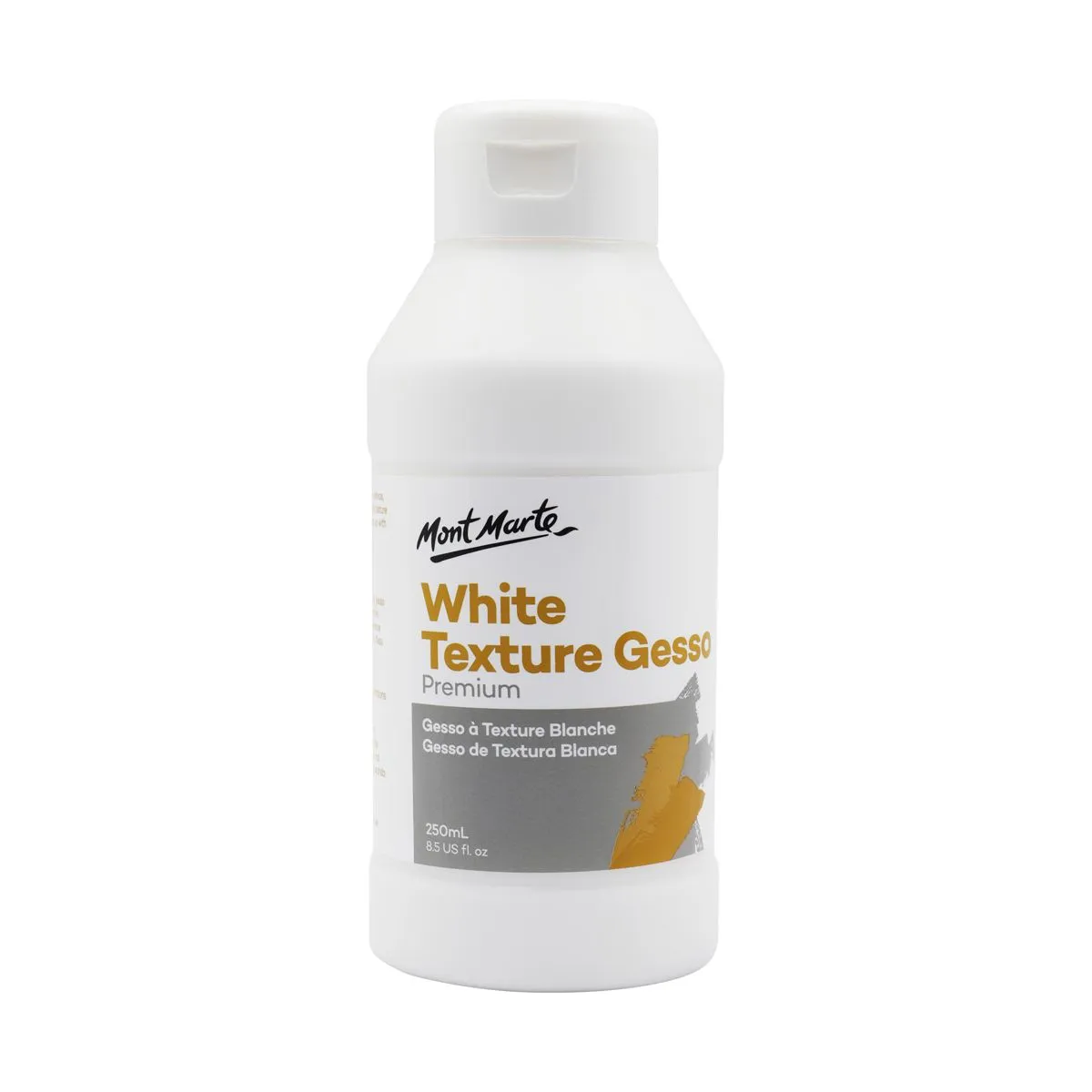 Mont Marte White Texture Gesso 250ml