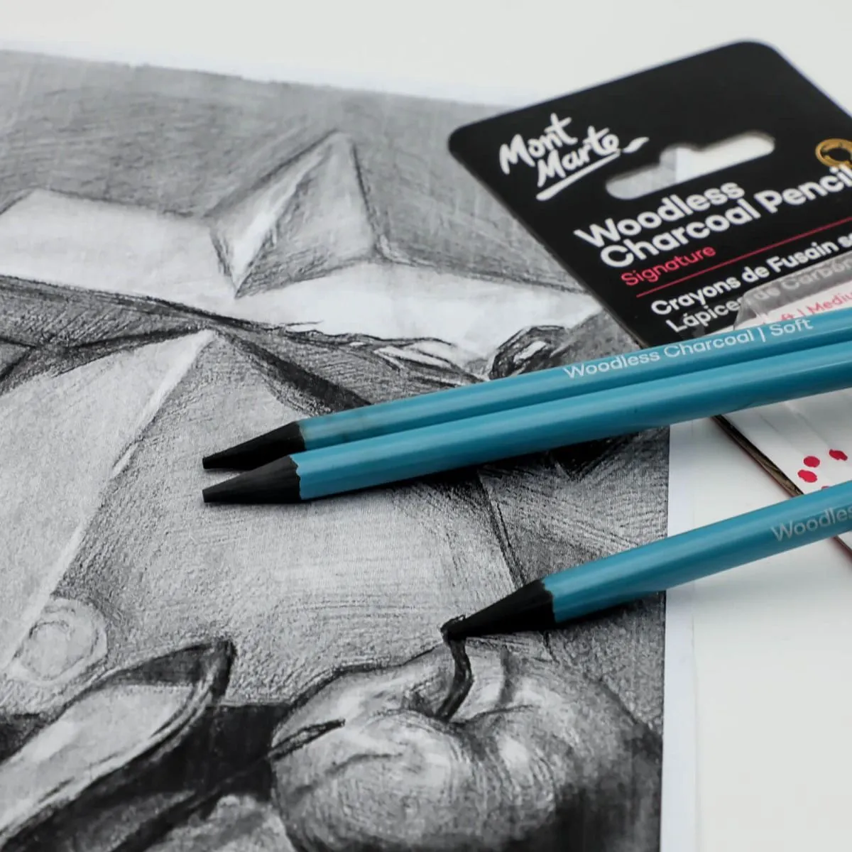 Mont Marte Woodless Charcoal Pencils 3pce