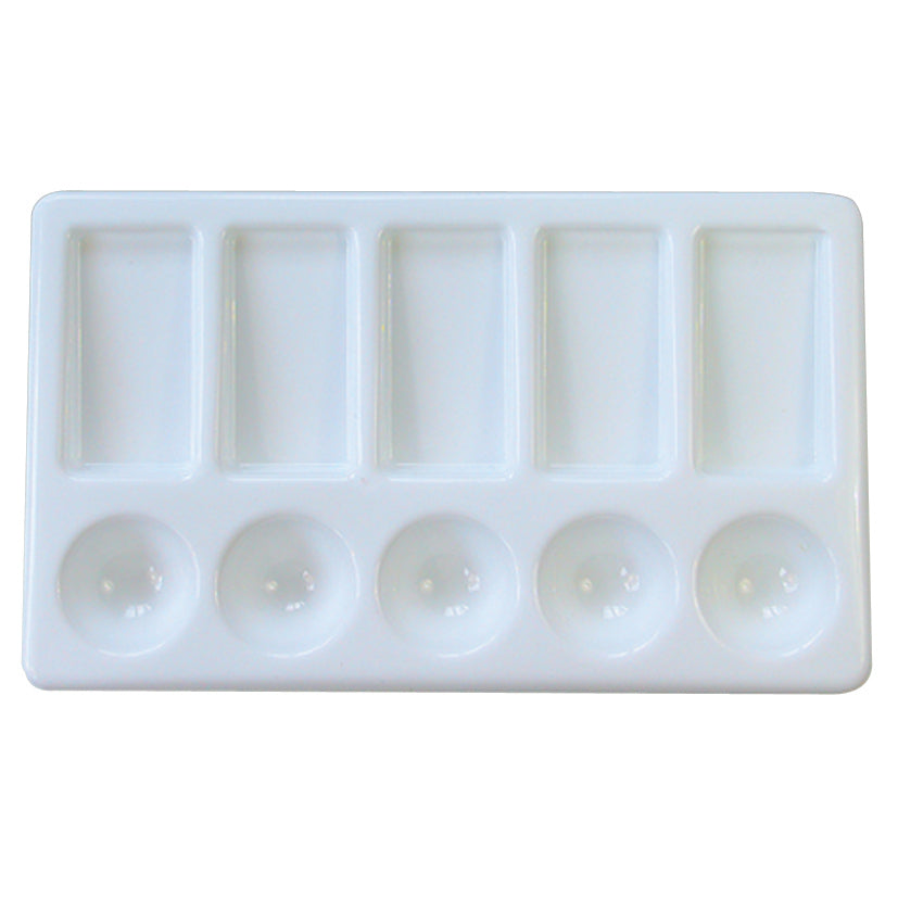 NAM Plastic Palette 9 x 11cm 5 Well/ 5 Slant