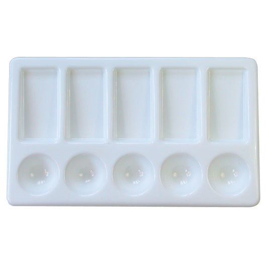 NAM Plastic Palette 9 x 11cm 5 Well/ 5 Slant