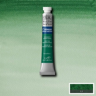 Winsor and Newton Cotman Watercolour 8ml Hookers Green Dark