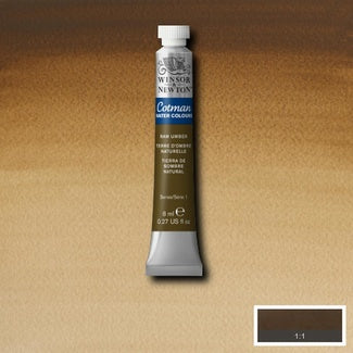 Winsor and Newton Cotman Watercolour 8ml Raw Umber