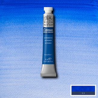 Winsor and Newton Cotman Watercolour 8ml Ultramarine Blue