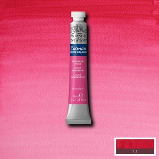 Winsor and Newton Cotman Watercolour 8ml Permanent Rose