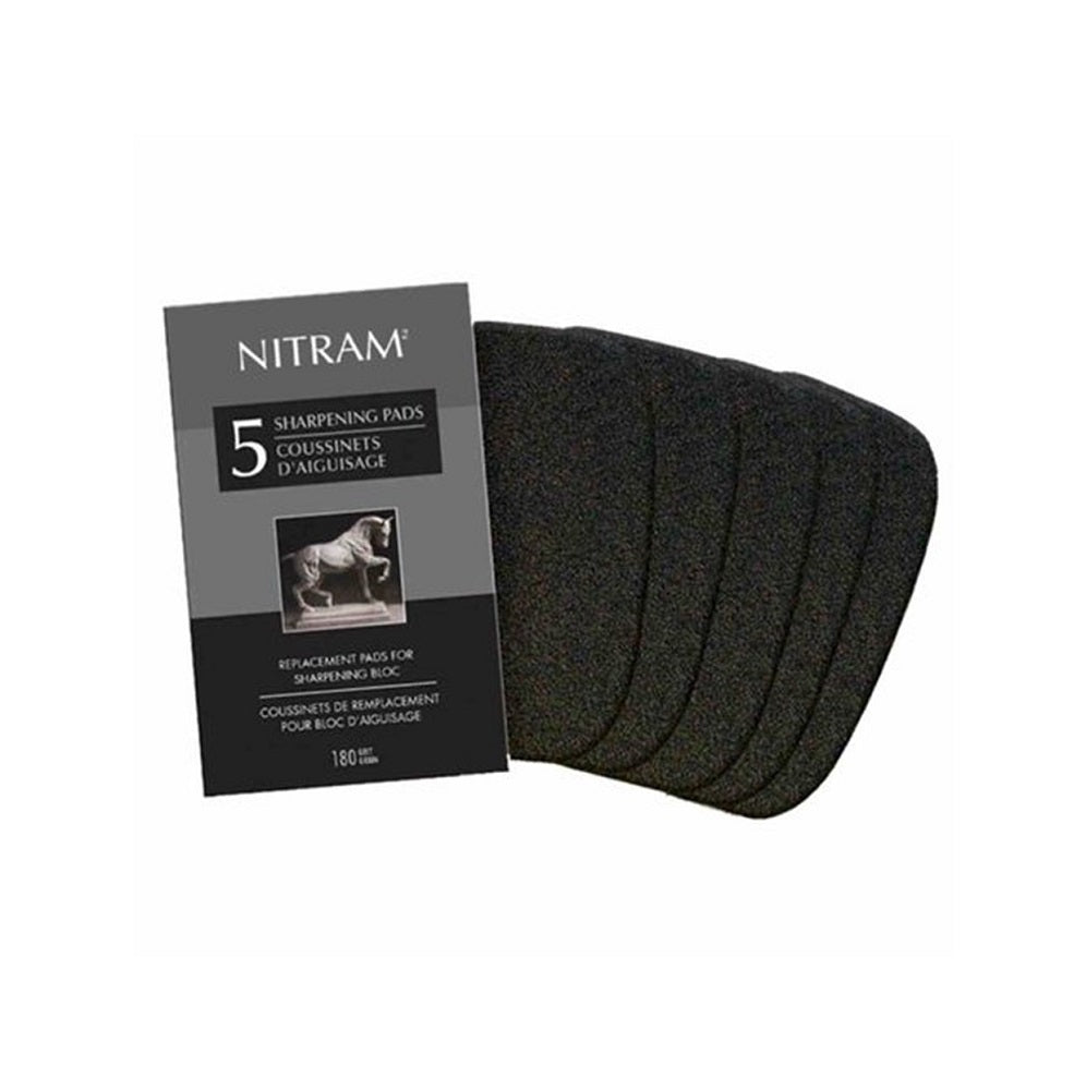 Nitram Sharpening Bloc Replacement Pads x 5