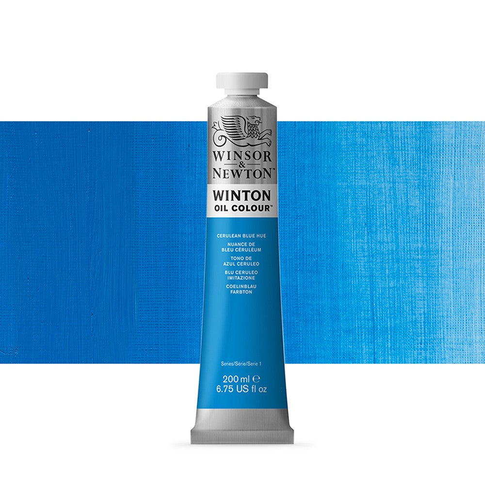 Winsor and Newton Winton Oil Colour 200ml Cerulean Blue Hue