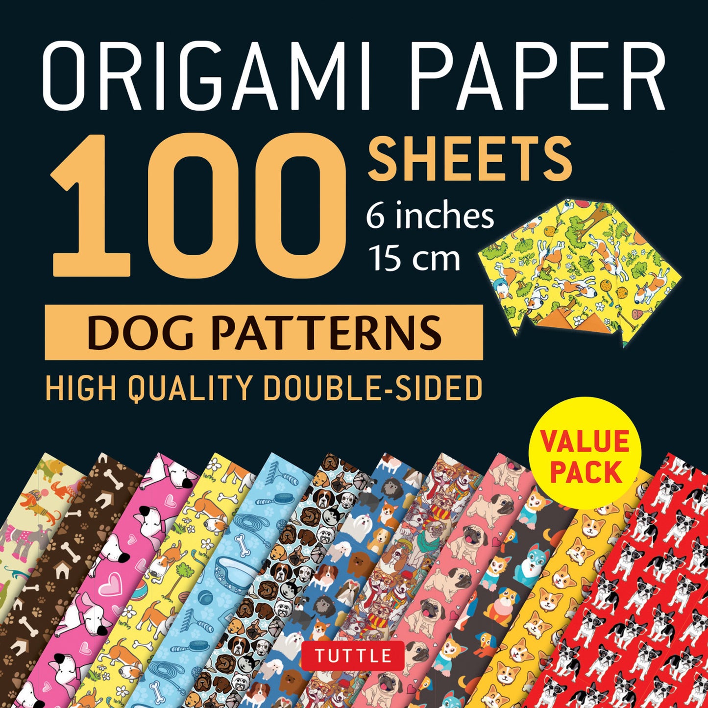 Origami Paper 100 sheets Dog Patterns