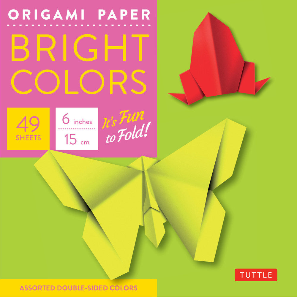 Origami Paper 15 x 15cm - Bright Colours