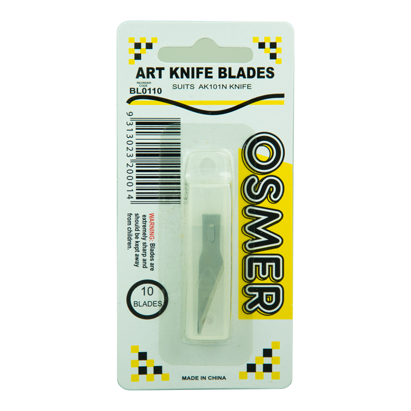 Osmer Art Knife Blade Pkt 10 to suit AK101N