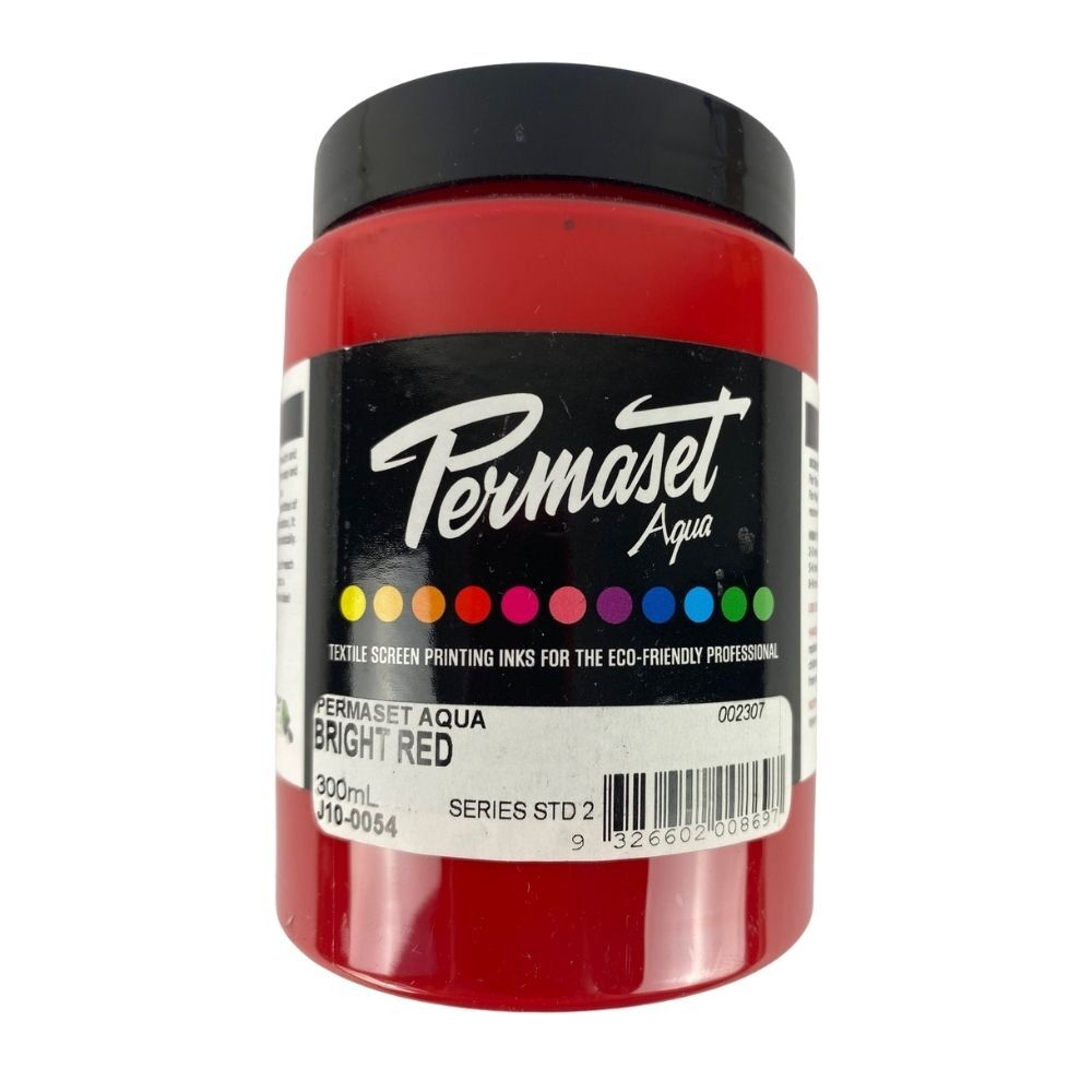 Permaset AQUA Fabric Ink 300ml BRIGHT RED