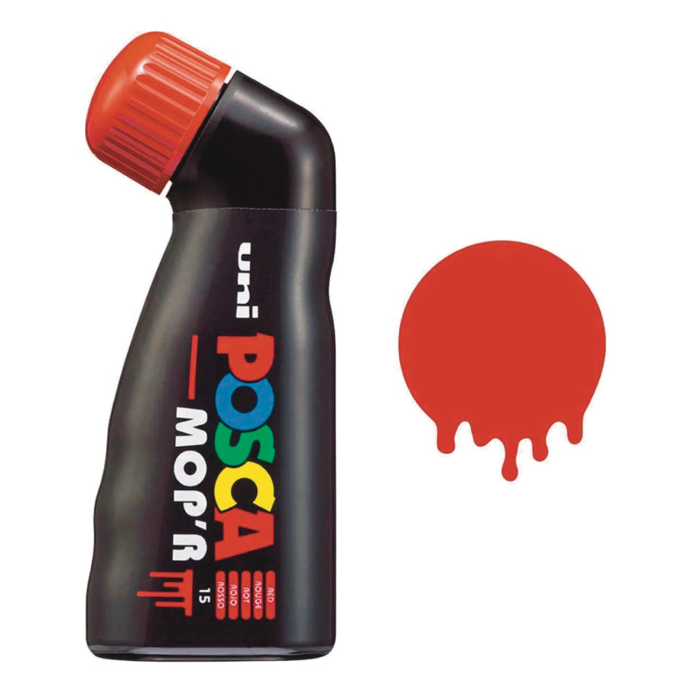 POSCA MOP-R ROUND TIP 3-19mm Red