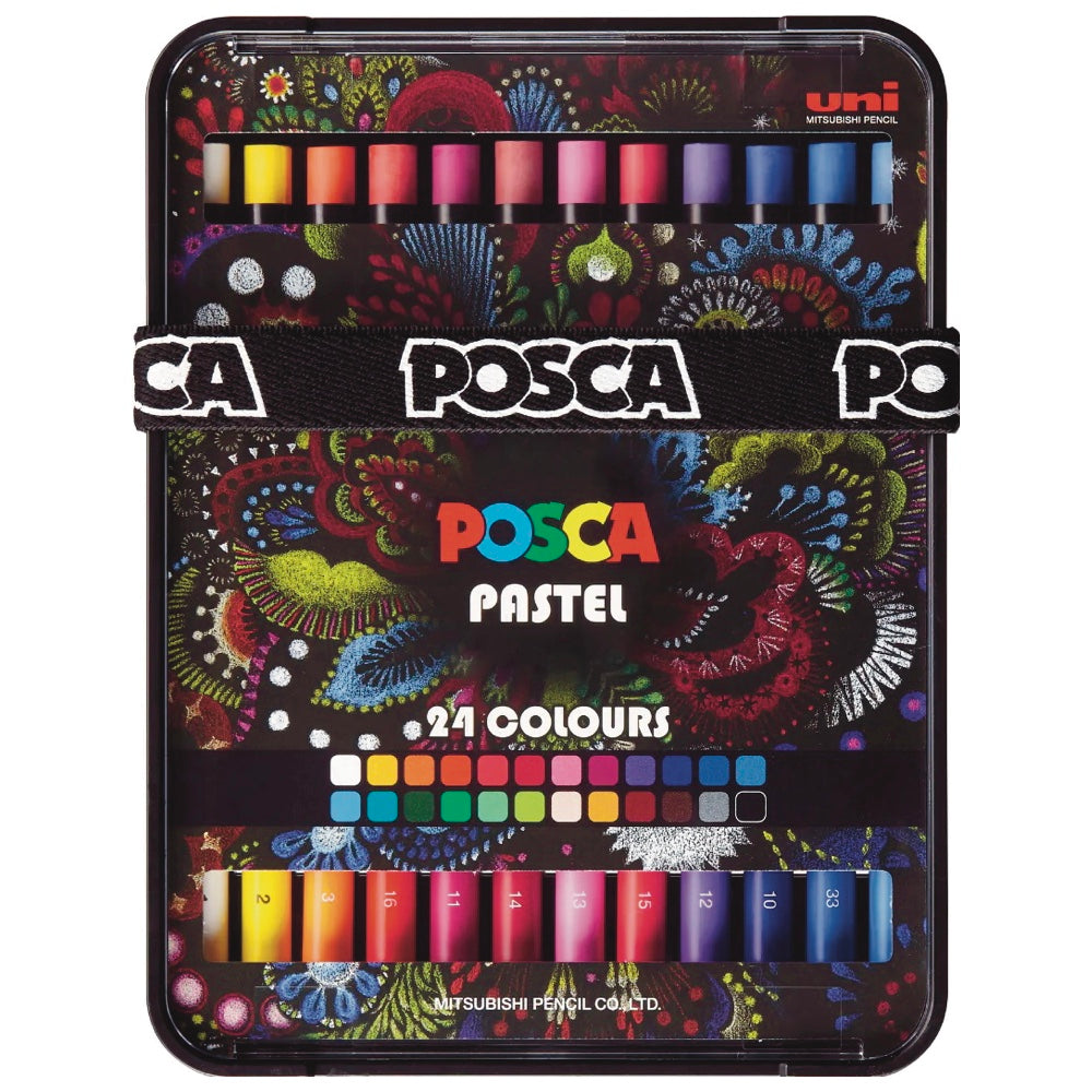 POSCA Wax Pastel Set of 24