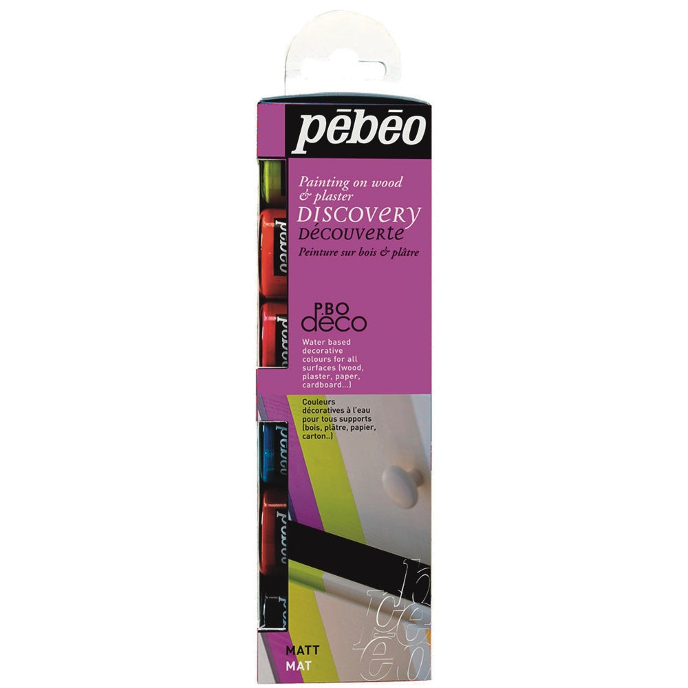 Pebeo Discovery Kit Deco Acrylic Matt 6 x 20ml