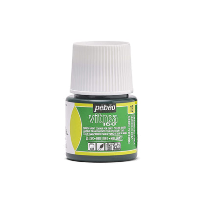 Pebeo Vitrea 160 Glass Paint 45ml - Gloss 13 Oriental Green