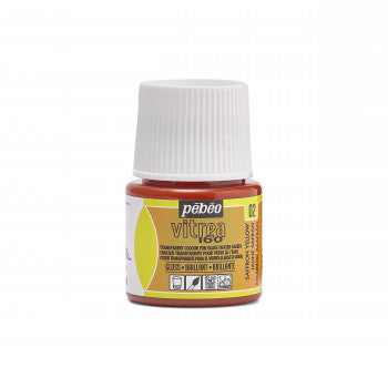 Pebeo Vitrea 160 Glass Paint 45ml - Gloss 02 Saffron Yellow