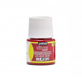 Pebeo Vitrea 160 Glass Paint 45ml - Gloss 03 Paprika