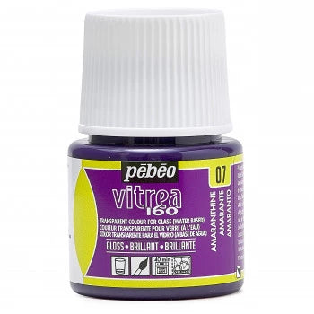 Pebeo Vitrea 160 Glass Paint 45ml - Gloss 07 Amaranthine