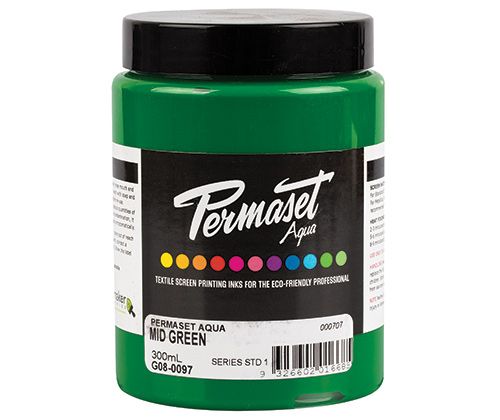 Permaset AQUA Fabric Ink 300ml Mid Green