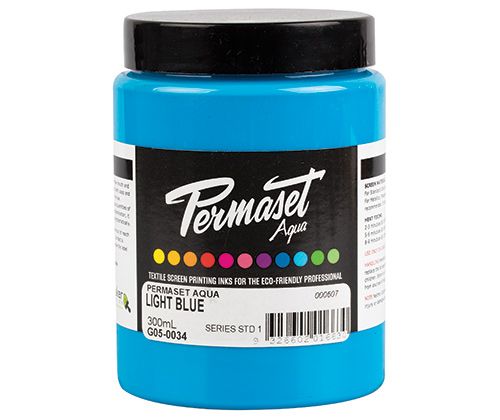 Permaset AQUA Fabric Ink 300ml Light Blue