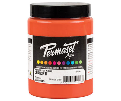 Permaset AQUA Fabric Ink 300ml ORANGE R