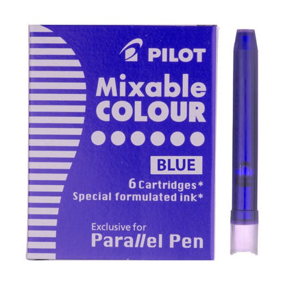 Pilot Parallel Pen Cartridges Pack of 6 BLUE