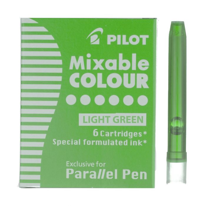 Pilot Parallel Pen Cartridges Pack of 6 GREEN