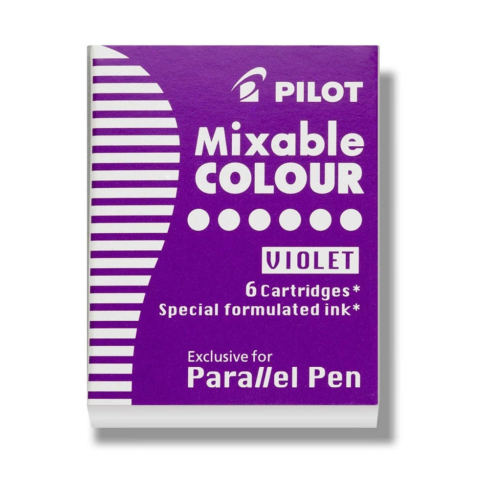 Pilot Parallel Pen Cartridges Pack of 6 VIOLET