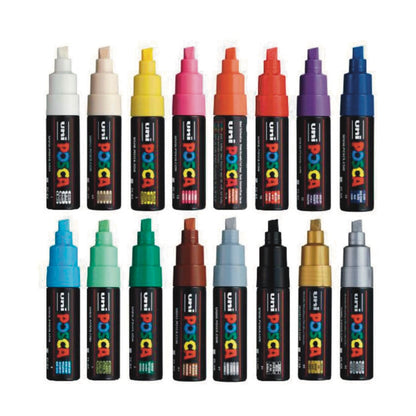 Posca Bold Chisel Paint Marker Set of 16