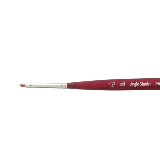 Princeton Velvet Touch 3950 Syn Short Handle Mini Angle Shader 1 16 inch