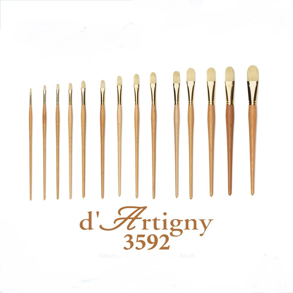 Raphael 3592 D-Artigny Hog Brush - Filbert