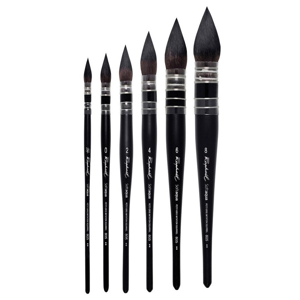 Raphael 805 Softaqua Synthetic Brush - Quill