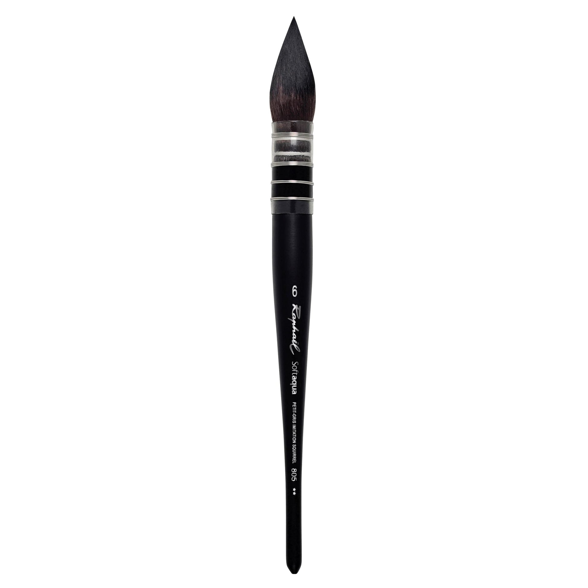 Raphael 805 Softaqua Synthetic Brush - Quill 6