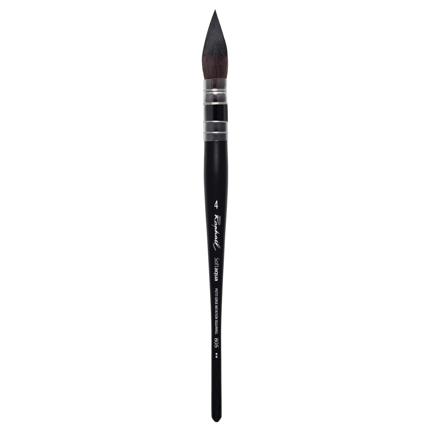 Raphael 805 Softaqua Synthetic Brush - Quill 4