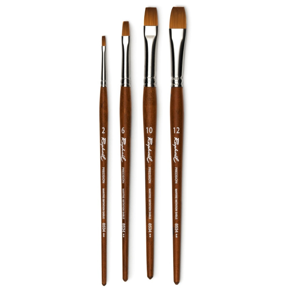 Raphael 8534 Precision Imitation Sable Brush - Flat