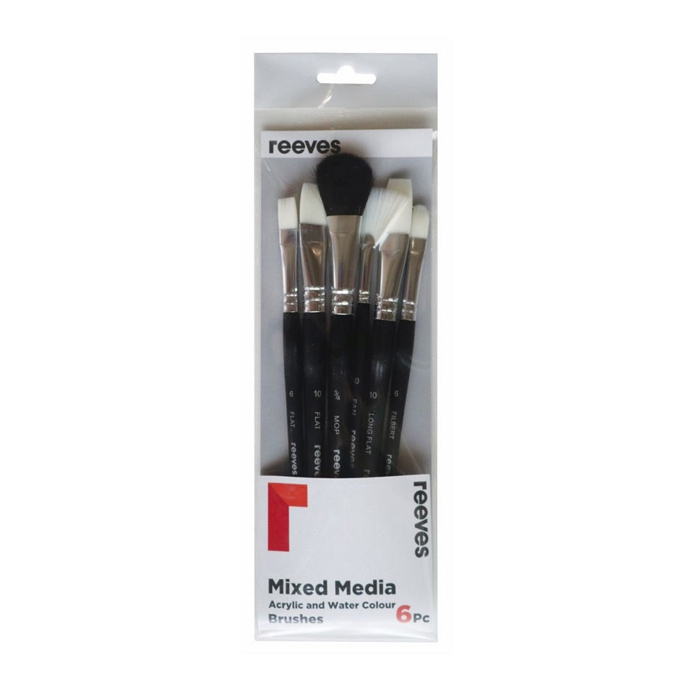 Reeves Mixed Media Brush Set of 6