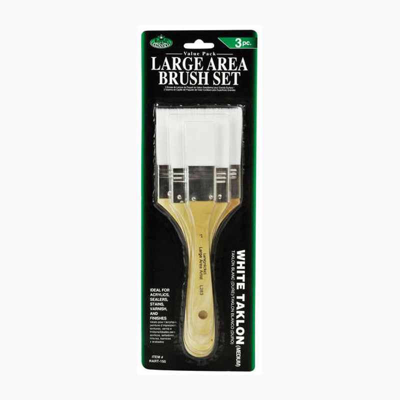 Royal Langnickel Large Area Brush Set - White Taklon