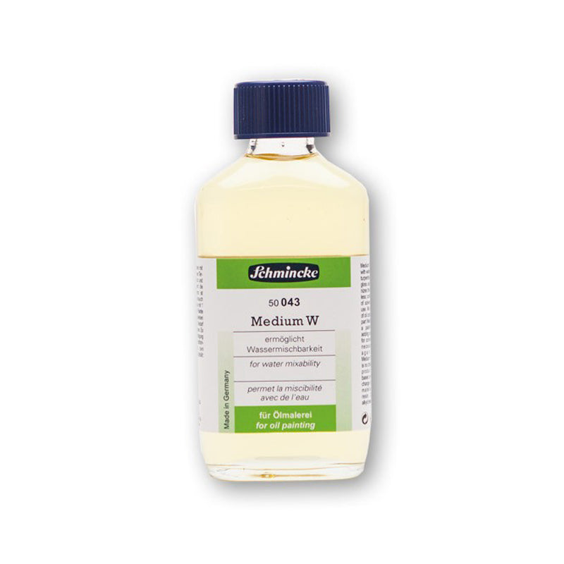 SCHMINCKE Medium W to create water mixable oils 200ml