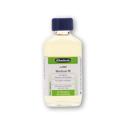 SCHMINCKE Medium W to create water mixable oils 200ml